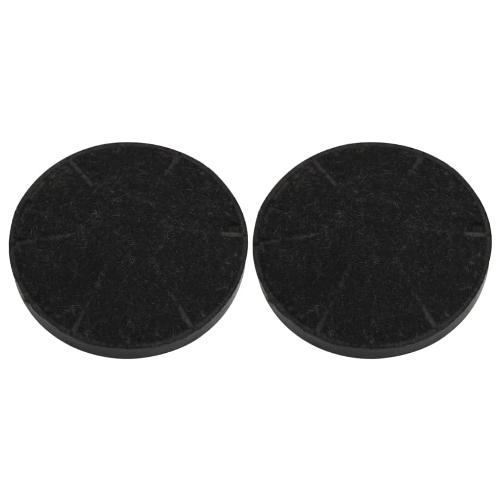Kohlefilter für Dunstabzugshauben 2 Stück, Aktivkohle Fettfilter Umluftfilter 105 x 21 mm, PP Ersatzteil für Küchen ohne Abluftkanal