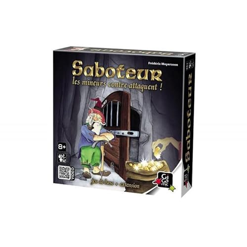 GIGAMIC- Saboteur 2-Les Mineurs Contre-Attaquent, AMMIN2,8 +, Bleus,verts, Bleu, Vert