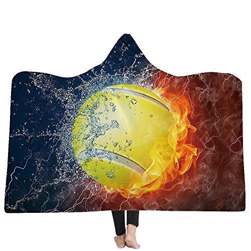 Couverture Sherpa tennis en peluche douce et épaisse pour adulte et enfant