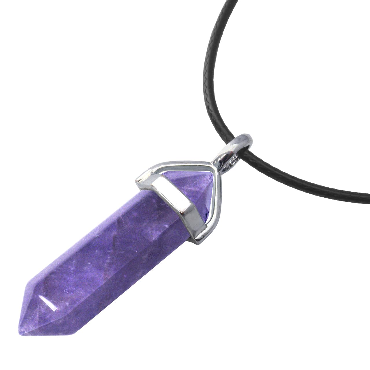 Amazon.co.jp: ペンデュラム アメジスト 紫水晶 ペンダント ネックレス