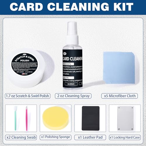 Lunza Trading Card Cleaning Kit – Boost Grading Score & Restore Collectible Value | Safe for Trading, Sports, Gaming Cards & More | Scratch Repair & Surface Care | Non-Abrasive & Damage-Free - Image 6