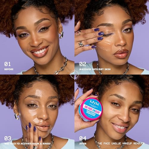 NYX Professional Makeup The Face Unglue baume démaquillant et purifiant au beurre de karité 50 ml - vue 6