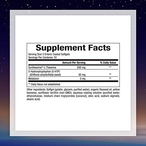 image for Stress-Relax Tranquil Sleep by Natural Factors, Sleep Aid with Sunthea