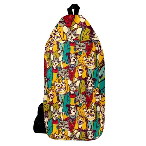 Sac de voyage et randonnée imprimé animaux pour homme et femme
