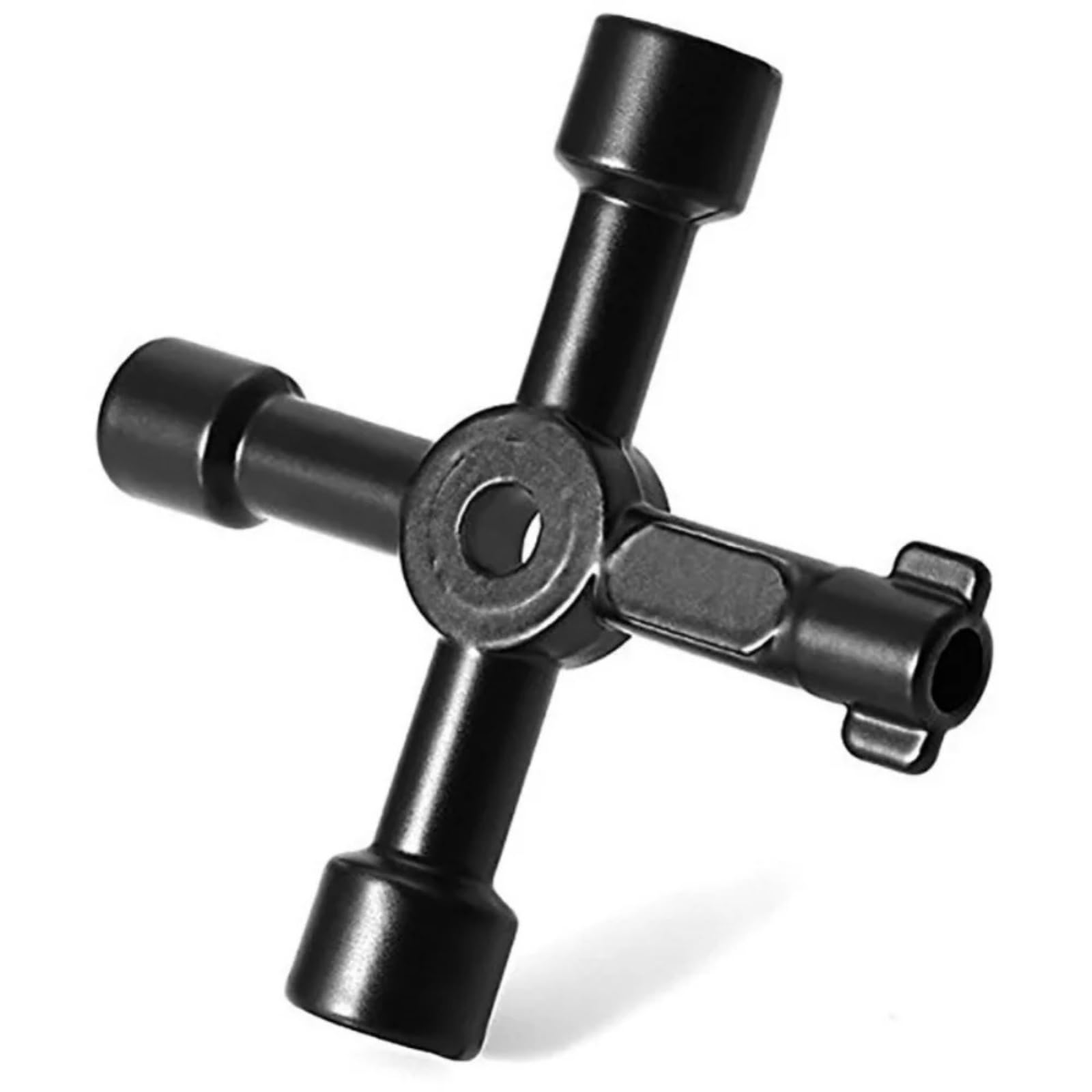 Lajhdcg 1Pc Multifunction Electrician Plumber Utility Cross Switch Wrench Universal Square Triangle Key For Gas Train Bleed Radiator（4 In 1 ）