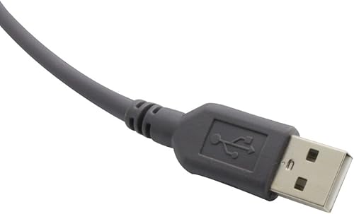Miniatura 7 de PARTSHE Paquete de 2 cables USB LS2208 para Motorola Symbol LS2208AP LS1203 LS4208 LS4278, cable USB en espiral de 9 pies tipo A a RJ48
