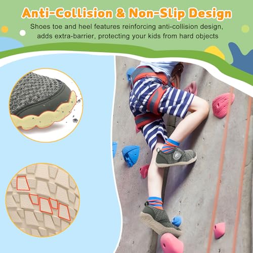 FEETCITY Kids Barefoot Shoes Boys Girls Kids Sneakers Walking Shoes Zero Drop Minimalist Sneakers School Shoe Outdoor2