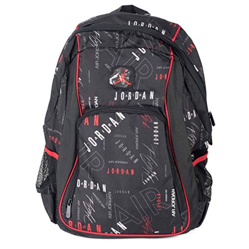 nike air backpack black and red