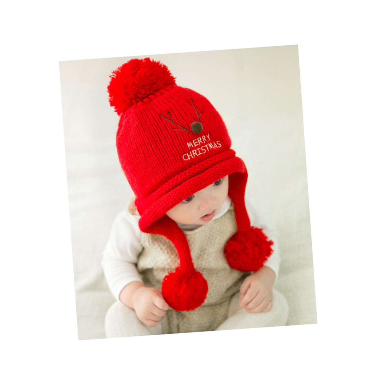 SOIMISS 3 Teilige Strickmütze Für Kleinkinder Kopfbedeckung Mütze Für Kinder Strickmütze Für Kleinkinder Mädchenmütze Warme Beanie Mütze Für