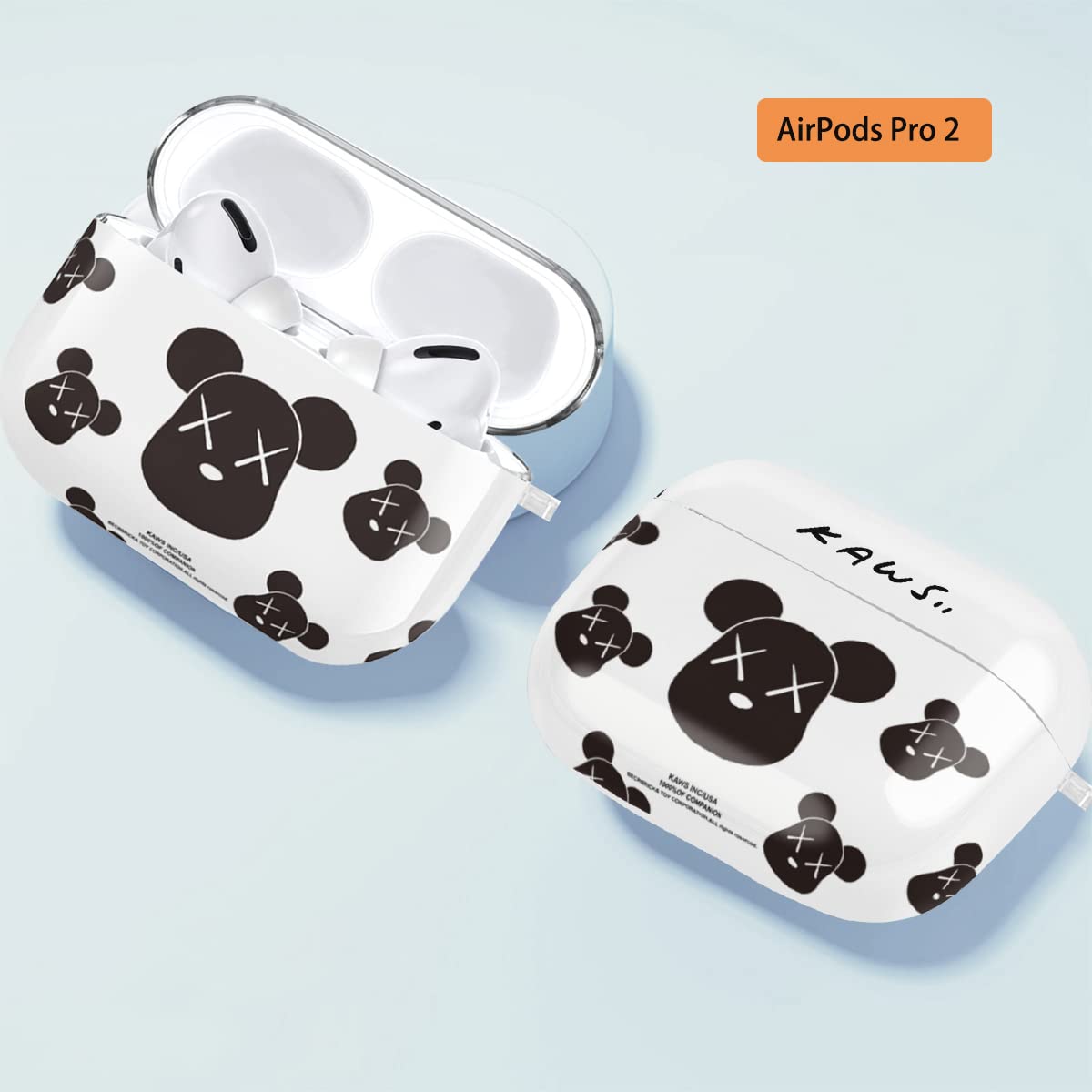 Amazon | AirPods Pro ケース カバー エアーポッズケース キーホルダー  