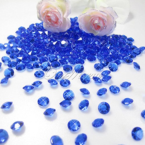 1000 6.5mm Wedding Party Table Decorations Crystals Diamond Confetti