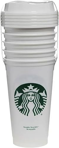 Miniatura 3 de Starbucks Juego de 5 vasos calientes reutilizables de 16 onzas con tapa