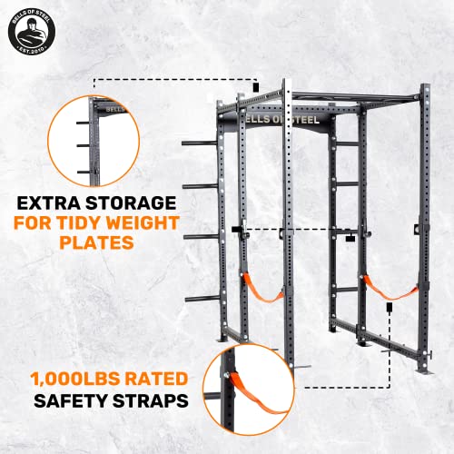 Image of Bells of Steel Brute 2.1 Power Rack - Commercial Gym Equipment - 11 Gauge Steel Metal Rack