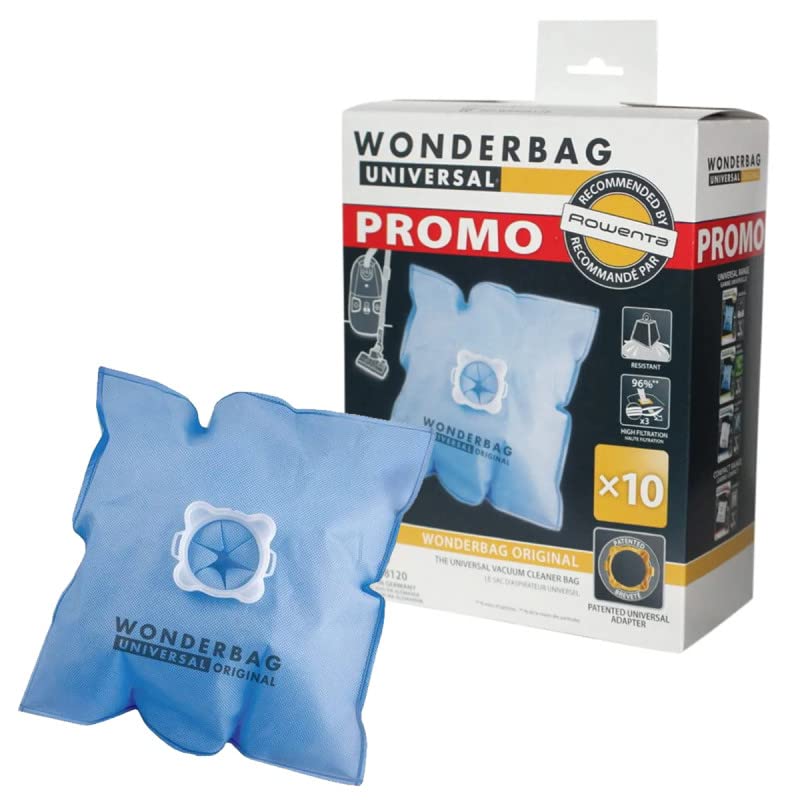 Sacs microfibres par 10 en vrac WONDERBAG WB408120REC pour Aspirateur