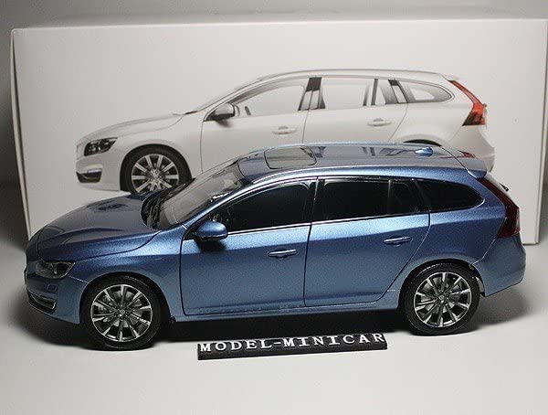 Amazon | VOLVO特注！1/18 ボルボ NEW V60 青 | ミニカー・ダイ
