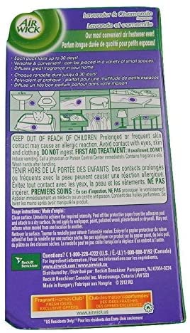 Image of Air Wick Stick Ups Small Spaces Air Freshener Lavender & Chamomile 2-Count (Pack of 4)