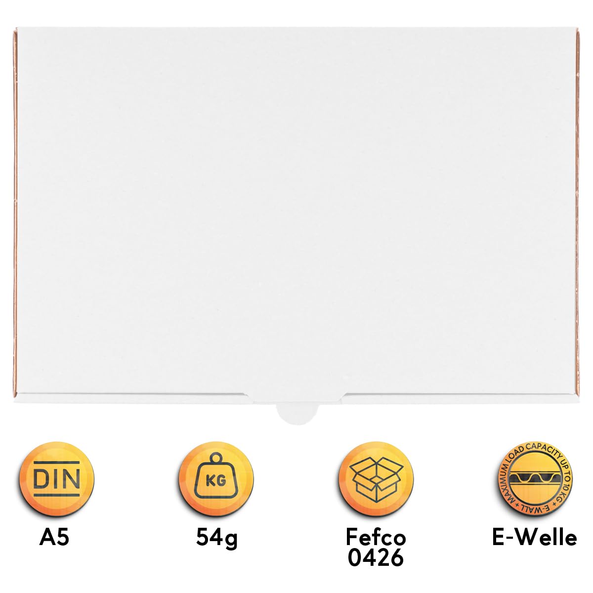 verpacking boite postale carton 24 x 16 x 4,5 cm MB 3 blanc - Expédition Poste boite en carton carton d'expédition carton postal 300 pièces