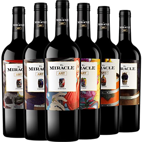 El Miracle Art Vino Tinto De Autor D.O. Alicante 6 Botellas - 750 ml