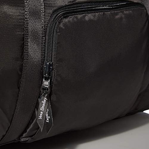Vera Bradley Women's Packable XL Duffel Travel Bag, Black, One Size
