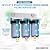 Max Water 3 Stage (Sediment, Tannin/Nitrate, Odor & Improving Taste) Whole House (10 inch x 4.5 inch), Water Filtration System with Double O Ring Housing - Sediment + Anion + GAC - 1" Inlet/Outlet