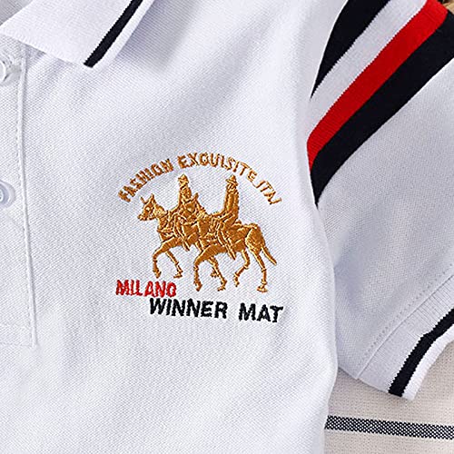 Boys' Short Sleeve Polo Shirt Cool Uniform Pique Polo Shirts for boy2
