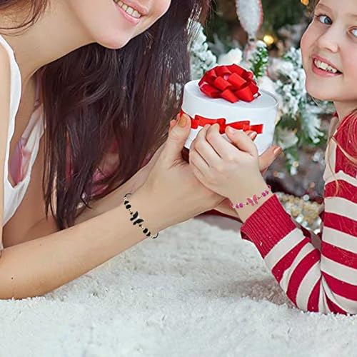 9Pieces Crystal Rhinestone Beads Butterfly Bracelets Adjustable String Cute Butterfly Charm Woven Friendship Bracelet for Women Fairy Party Favor4