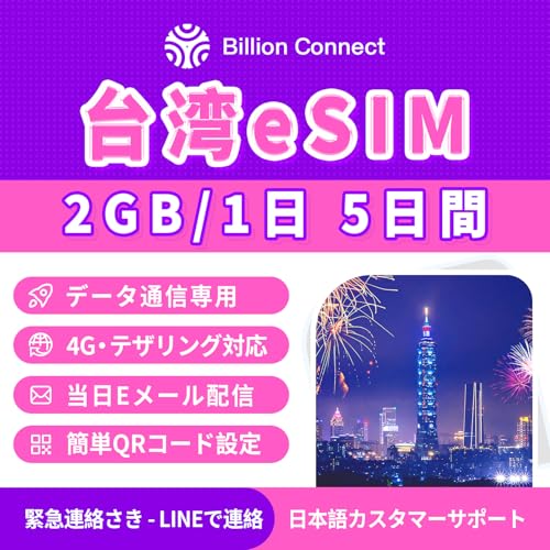 �y��peSIM�z5���Ԗ���2GB�̍����f�[�^�ʐM�i4G�Ή��j�e�U�����O�i�z�b�g�X�|�b�g�j���p�\QR�R�[�h�ŊȒP�ݒ�f�[�^���ߌ��128kbps�Ŗ������ɒʐM�\LINE�ł�24���ԁE�N�����x�T�|�[�g�Ή��������[���ł�eSIM�v���t�@�C������ (�����ӁF�{