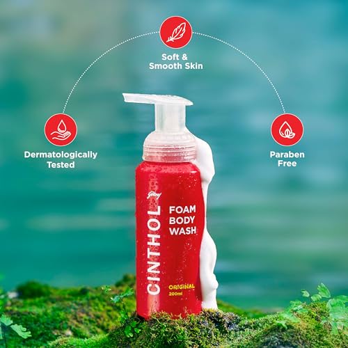 Image of Cinthol Original Foam Body Wash (750ml) | Unique Foam Formula for Moisturized & Irresistibly Soft Skin | Suitable for All Skin Types