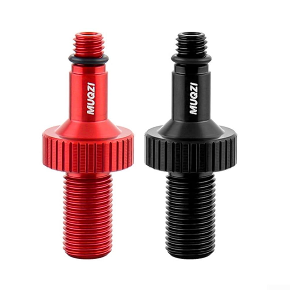 Rear Shock Air Valve Adapter Made of Aluminum Alloy for Rockshox XMM IFP Pumping Tools and Pressure Devices (Red)