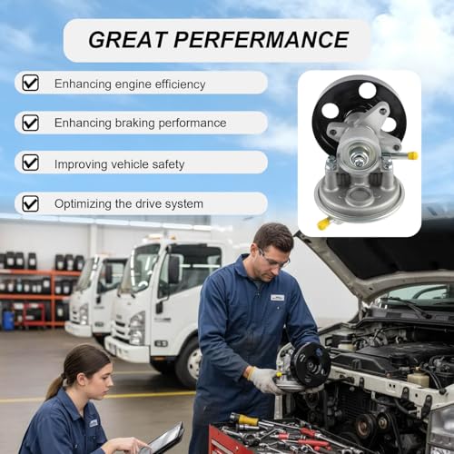 Bomba de Vacío con Polea para Motor ISUZU NPR NPR-HD L4 V8 | 2015-2020 Diesel GAS CNG BI-Fuel miniatura 4