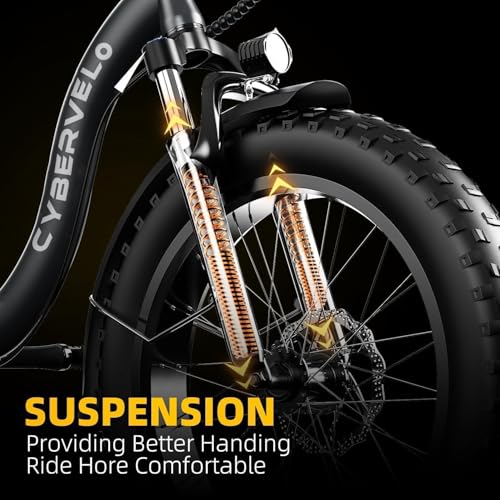 Image of 1000W Folding Electric Bike, 48V 20.8AH Large Removable Battery E-Bike, 30+MPH, 80 Miles Max Range, 20 inch Fat Tire Electric Bike for Adults, Adult Electric Bicycles for Commute