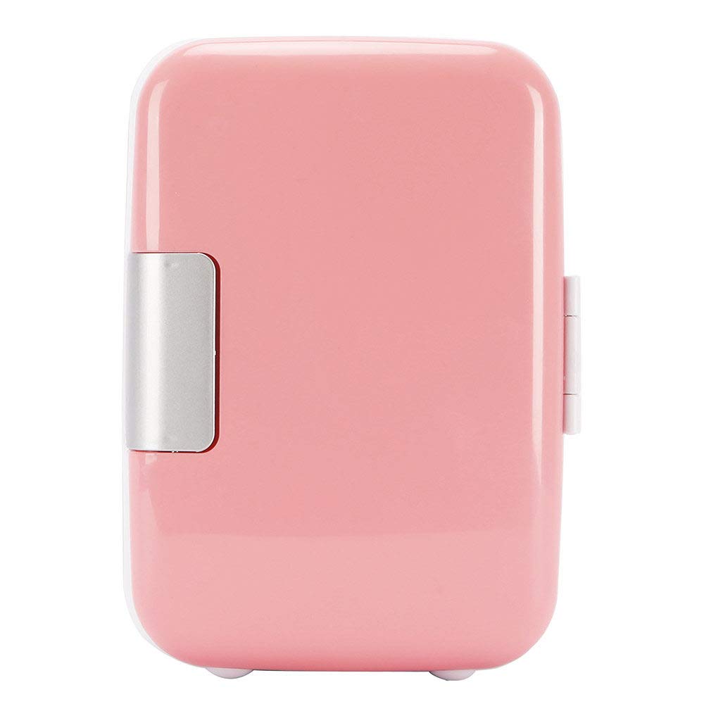 Car Refrigerator 4L Small Refrigerator Mini Home Car With Heating And Cooling Box 110/220V Voltage,pink