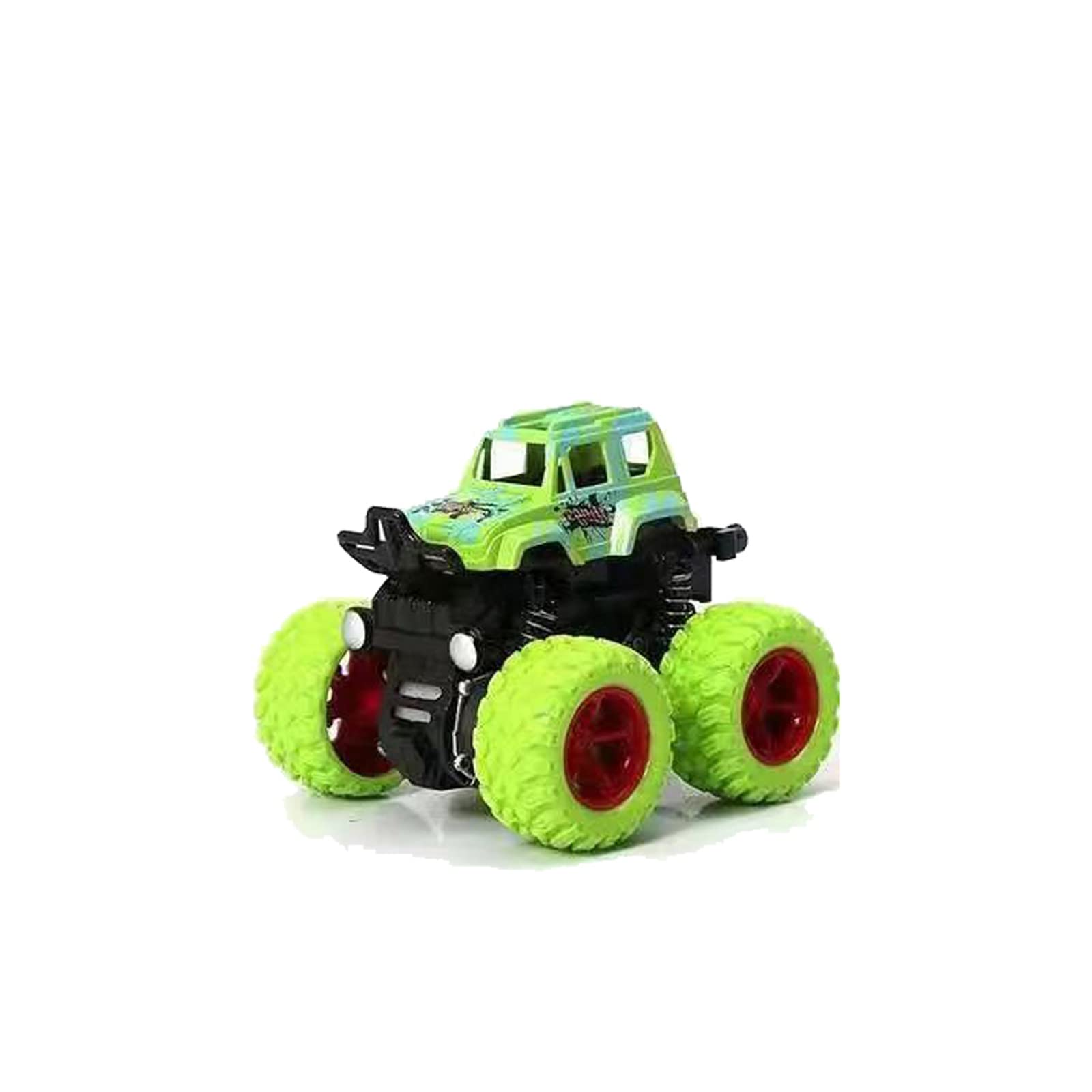 AHYCS Monster Truck Toys, Friction Powered Monster Trucks for Boys, Push and Go Vehicles Toy for Kids, Inertia Vehicle, Stunt On-Road Vehicle, Great