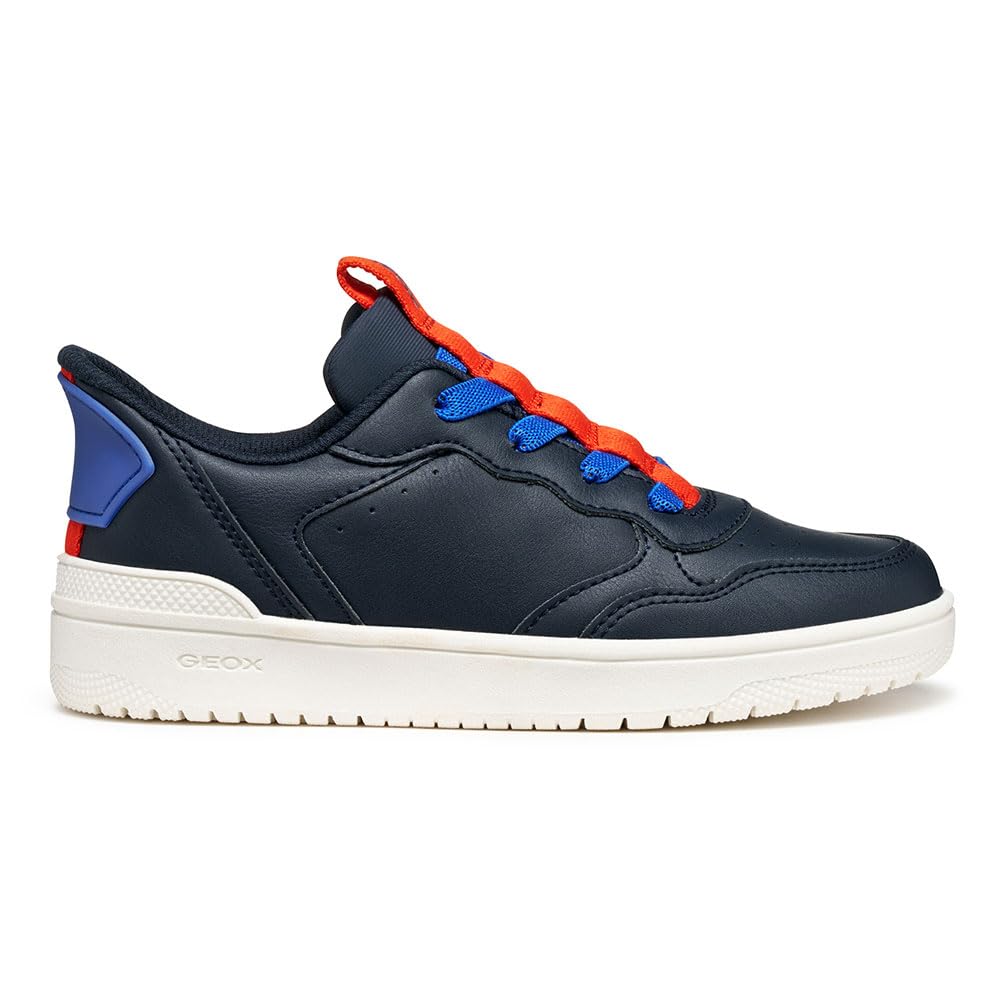 Geox J Washiba Fast In Bo Sneaker, Blu Navy/Rosso, 35 Eu, Marina Rossa, 35 Eu-image