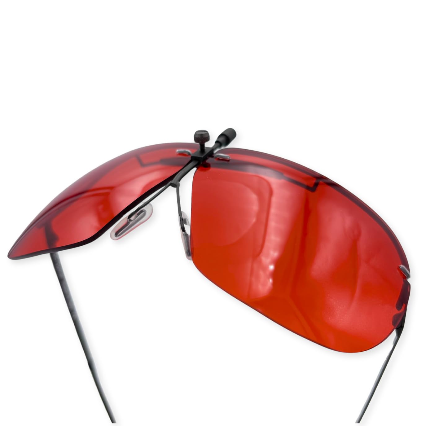 Gafas de tiro y polígono deportivo modelo Roma con lentes de color rojo intercambiables de alto rendimiento fabricadas en Italia