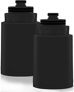 Ryamen Shower Head Filters Replacement ONLY for Dual 10" Filtered Shower Head Combo, Effective Chlorine Removal Rate90%, 2-Pack Black