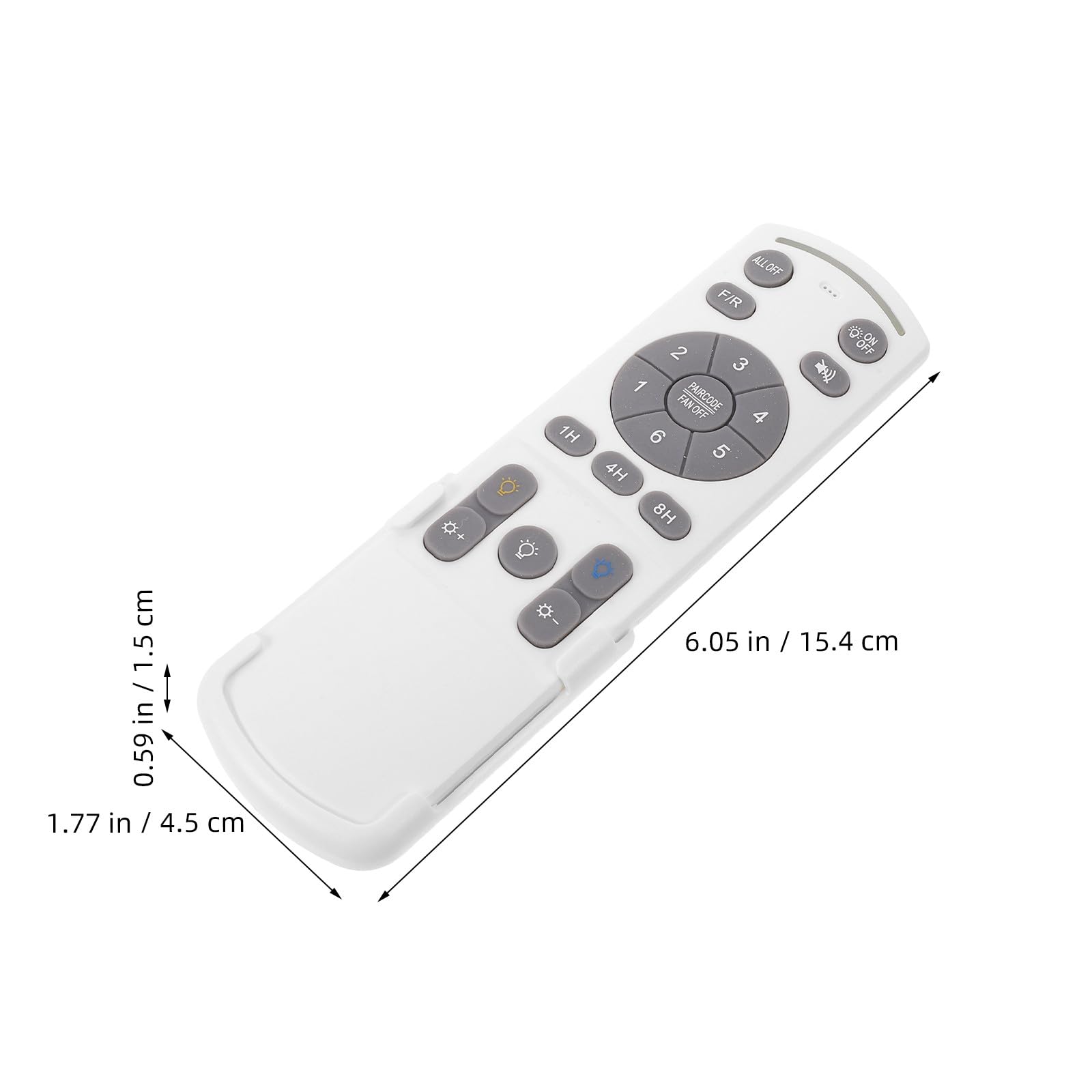 Telecomando per ventilatore a soffitto: controller universale per ventilatore e lampada, dimmer e regolatore a 6 velocità, trasmettitore wireless per soffitto.