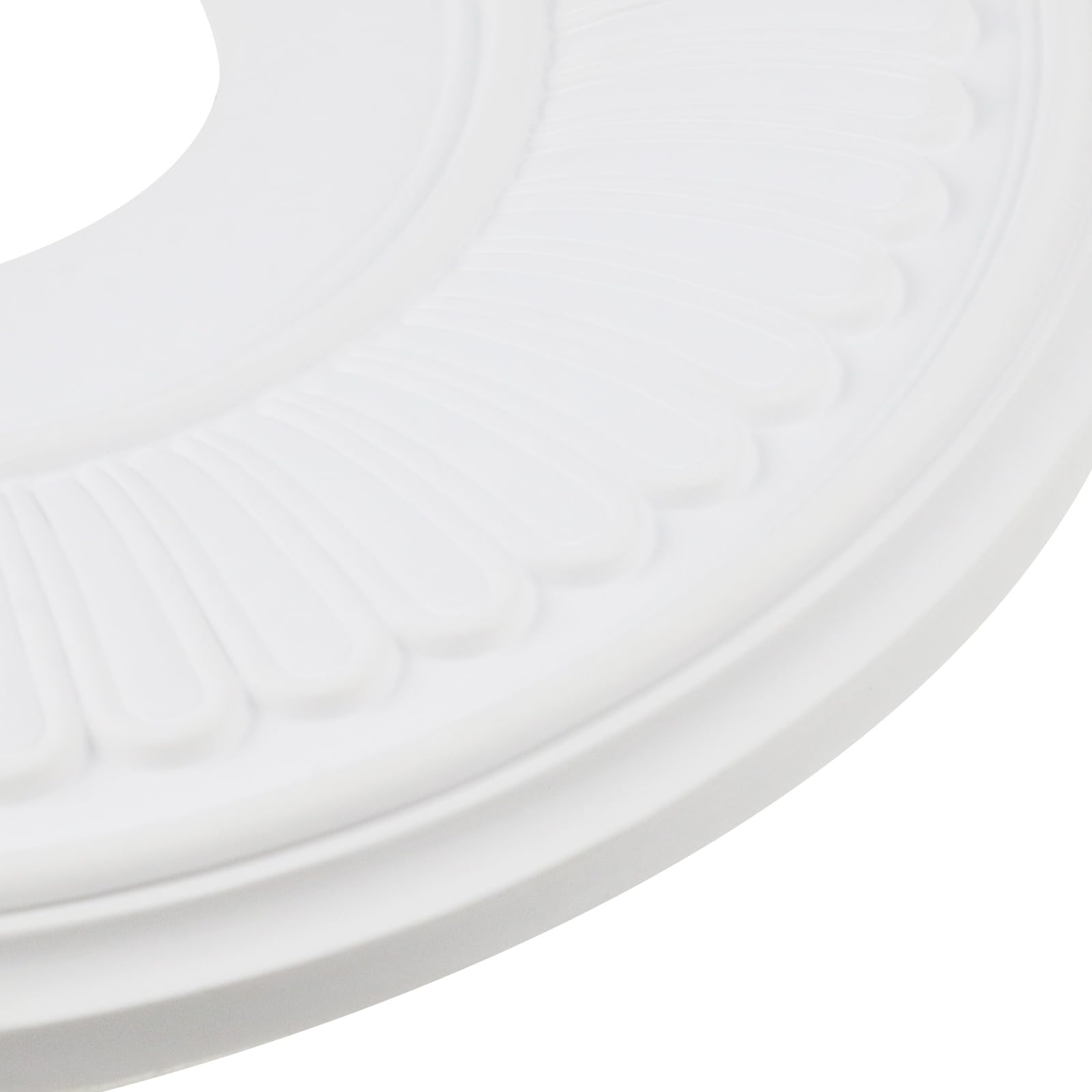 MY MIRONEY White PU Ceiling Medallion, 13 1/5" OD x 3 3/7" ID — Amazon image 4