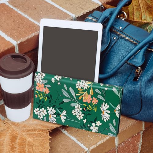 Image of CoBak Checkbook Cover for Women & Men - PU Leather Case with RFID Blocking | Classic Design Check Book Holder for Personal and Business