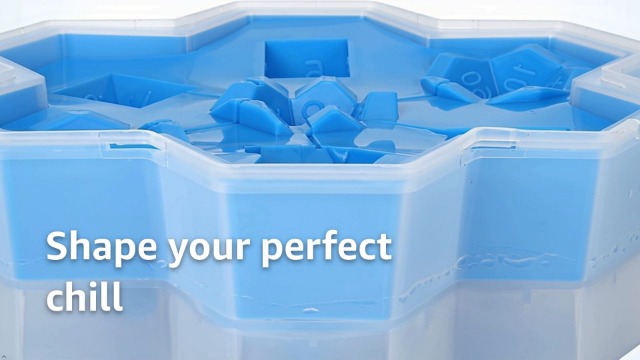 Confezione Da 2 Stampi Per Cubetti Di Ghiaccio A Forma Di Dado | Silicone Per Whisky E Bevande | 7 Cavità