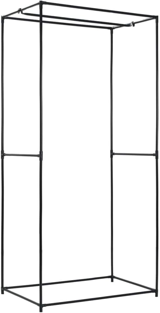 Metal frame components for the wardrobe