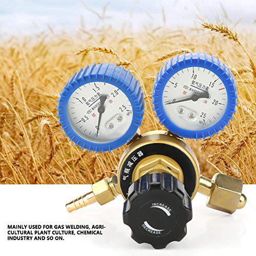 0.4-25MPa Regulador de oxigênio Redutor de pressão de gás Medidor de calibre de gás de solda de flux