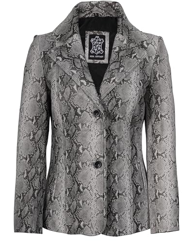 Image of Blingsoul Womens Real Leather Jacket - Asymmetrical Leather Jackets for Women