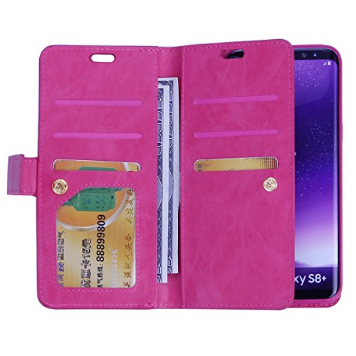 Uposao Cover Galaxy S8 Plus Custodia Pelle, Retro