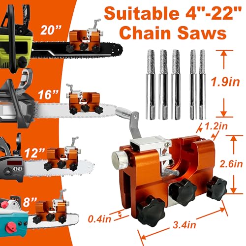VOUSXLLEZ Chainsaw Sharpening Jig Kit
