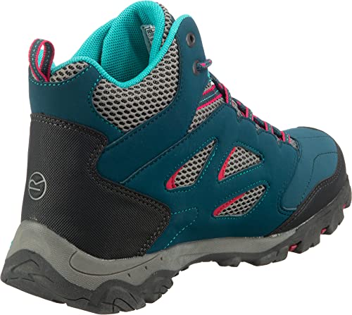 Regatta Women's Holcombe IEP Mid Walking Boots - Black/Deep Lake - View #7