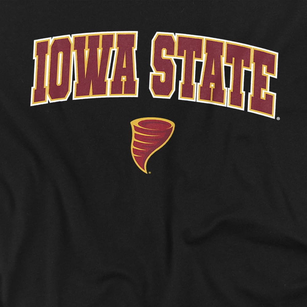 LOGOVISION Iowa State University Arch Logo Black Kids T Shirt (2) for Toddler Boys and Girls, Black