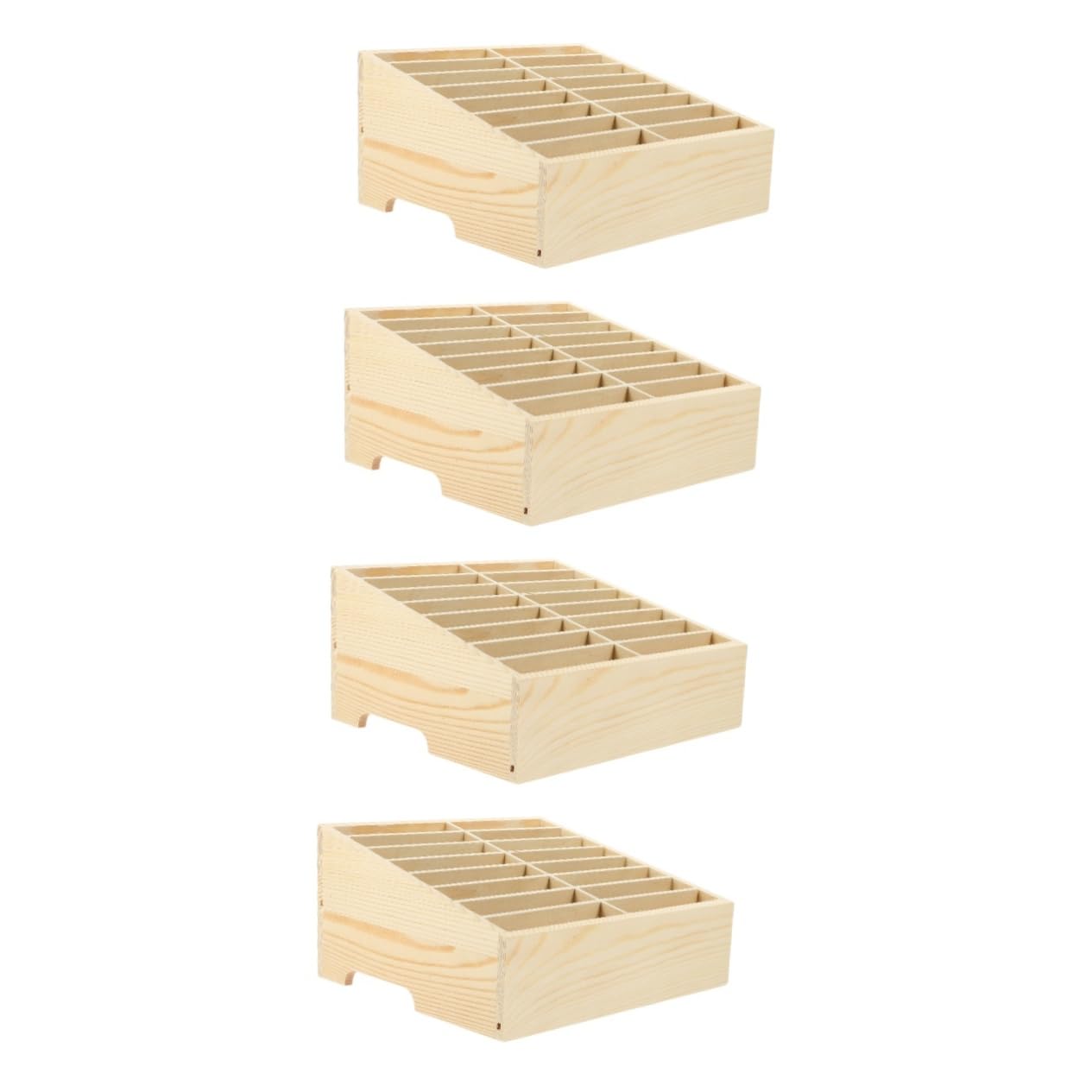 Operitacx 4stücke Desktop Organizer Für Smartphones Fächer Handy Halterung Für Büro Schule Zuhause Vielfältiger Aufbewahrungskasten Für Stifte Schlüssel Und