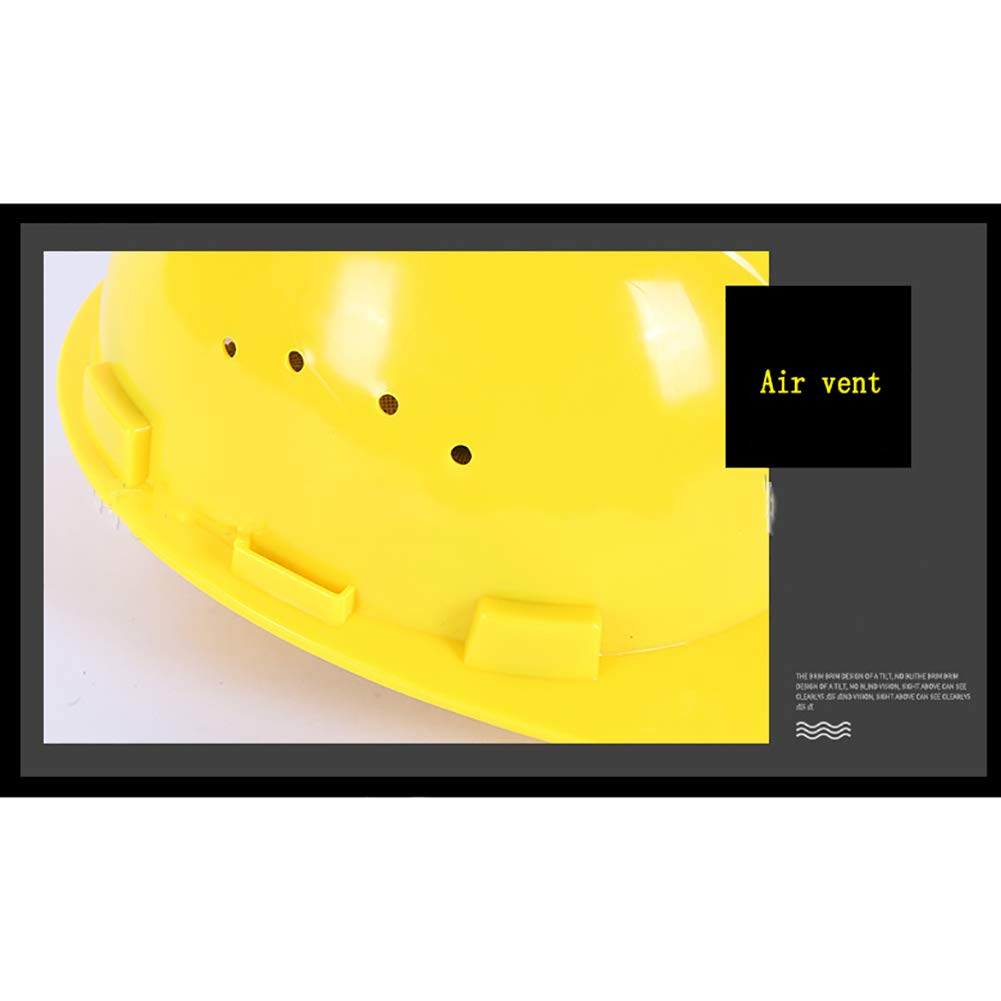 Casco de Seguridad Industrial, Casco de construcción rígido, arnés de 4 Puntos, Casco de Protección, Casco de Trabajo Casco