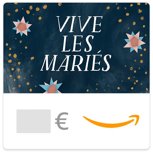  Carte cadeau  - Email - Vive les Mariés (bleu